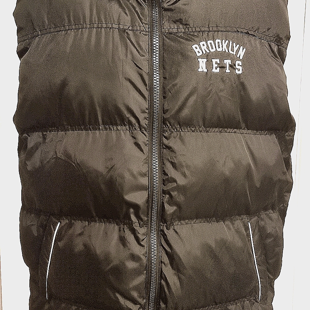 ONE DAY SALE HALF Price Mens Black NBA Brooklyn Nets Vest